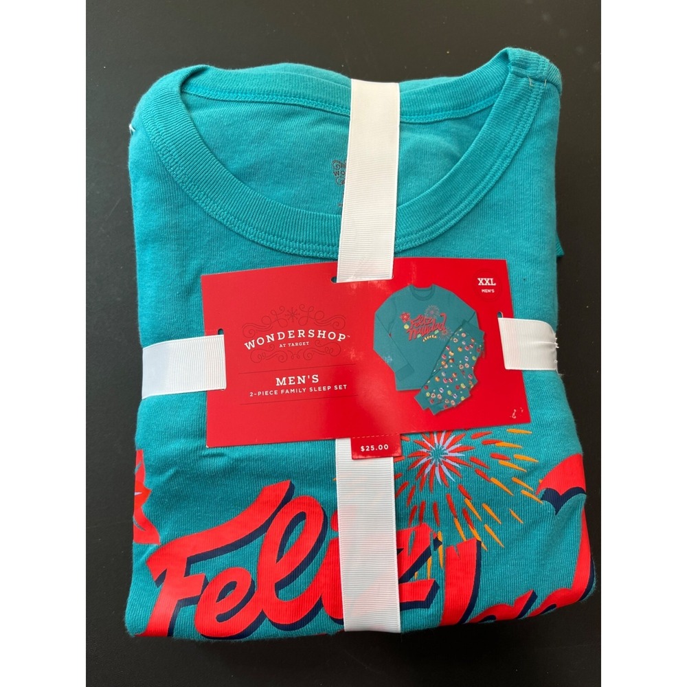 Wondershop Mens XXL Feliz‎ Navidad 2-Piece Family Sleep Set